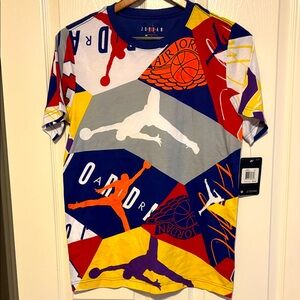 NWT- Jordan Flight Boys multicolor XL Shirt